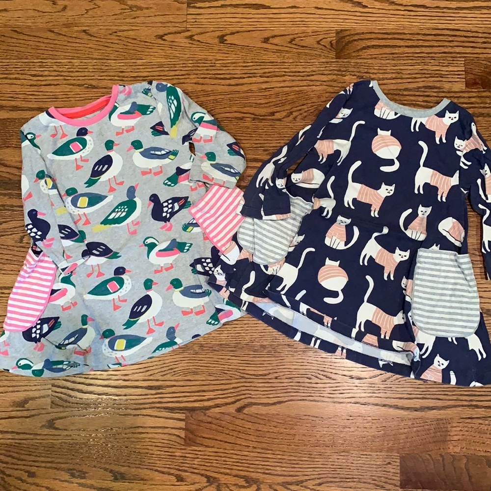 2x mini boden dresses